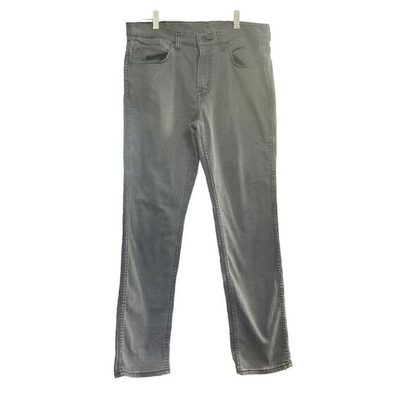 LEVI STRAUSS Men’s Gray 511 Jeans Size 34/32 Hand measures 33/29.5 - Picture 1 of 12